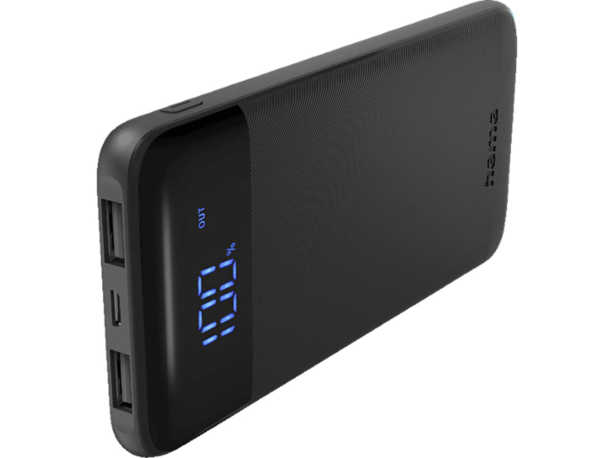 Bild 1 von HAMA LED10 Powerbank 10000 mAh Anthrazit, Anthrazit
