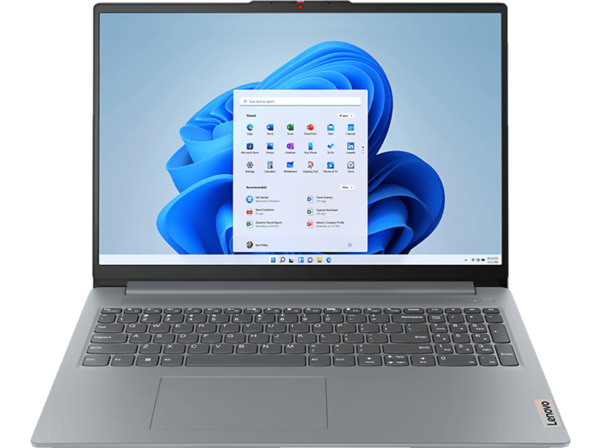 Bild 1 von LENOVO IdeaPad Slim 3i, Notebook, mit 16 Zoll Display, Intel® Core™ i5 i5-12450H Prozessor, GB RAM, 512 SSD, UHD Graphics, Arctic Grey, Windows 11 Home (64 Bit), Arctic Grey