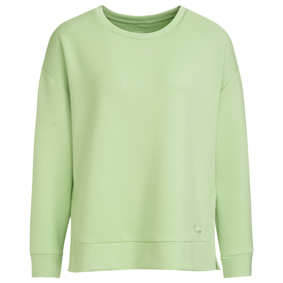 Bild 1 von Damen Sweatshirt mit geschlitztem Saum HELLGRÜN