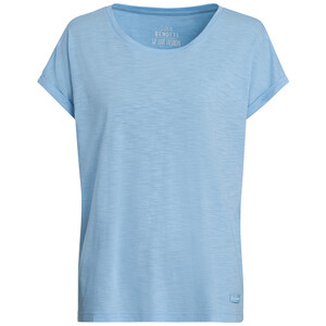 Damen T-Shirt mit Flammgarn HELLBLAU