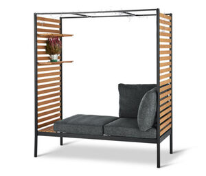 Outdoor Lounge »Elin« mit flexiblen Sitzelementen und Einhängregalen