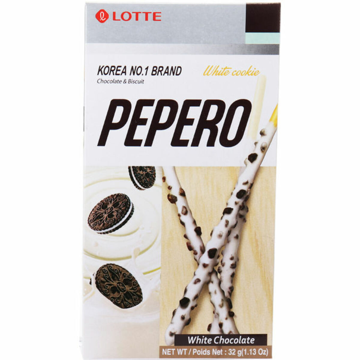 Bild 1 von 3 x Pepero Weiße Schokolade & Keks