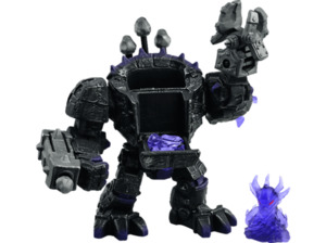 SCHLEICH 42557 Schatten Master-Roboter mit Mini Creature Spielfigur Schwarz/Violett, Schwarz/Violett