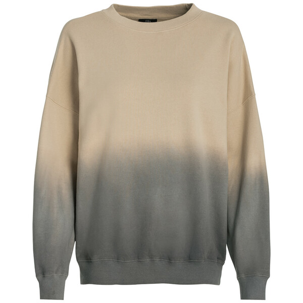 Bild 1 von Damen Sweatshirt im Dip-Dye-Look BEIGE / GRAU