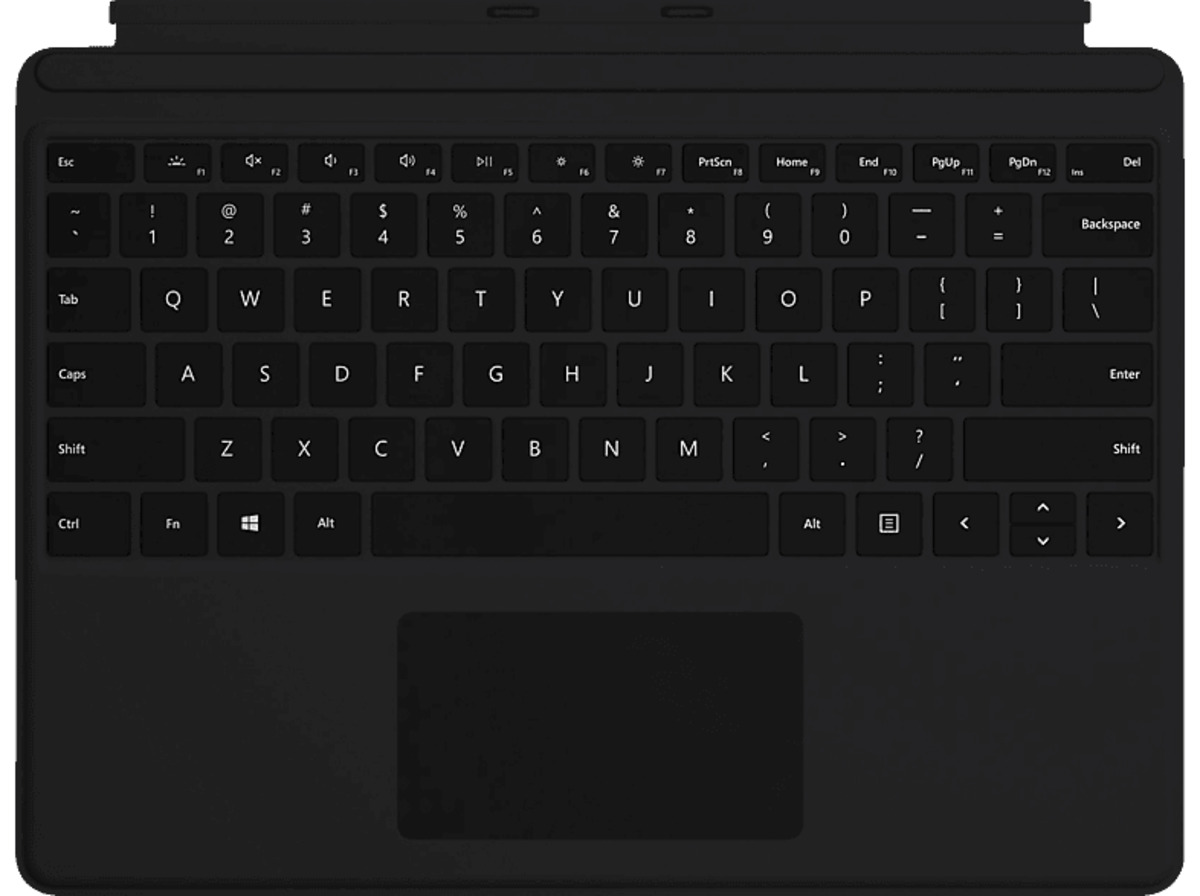 Bild 1 von MICROSOFT Surface Pro Keyboard Tastatur Schwarz, Schwarz