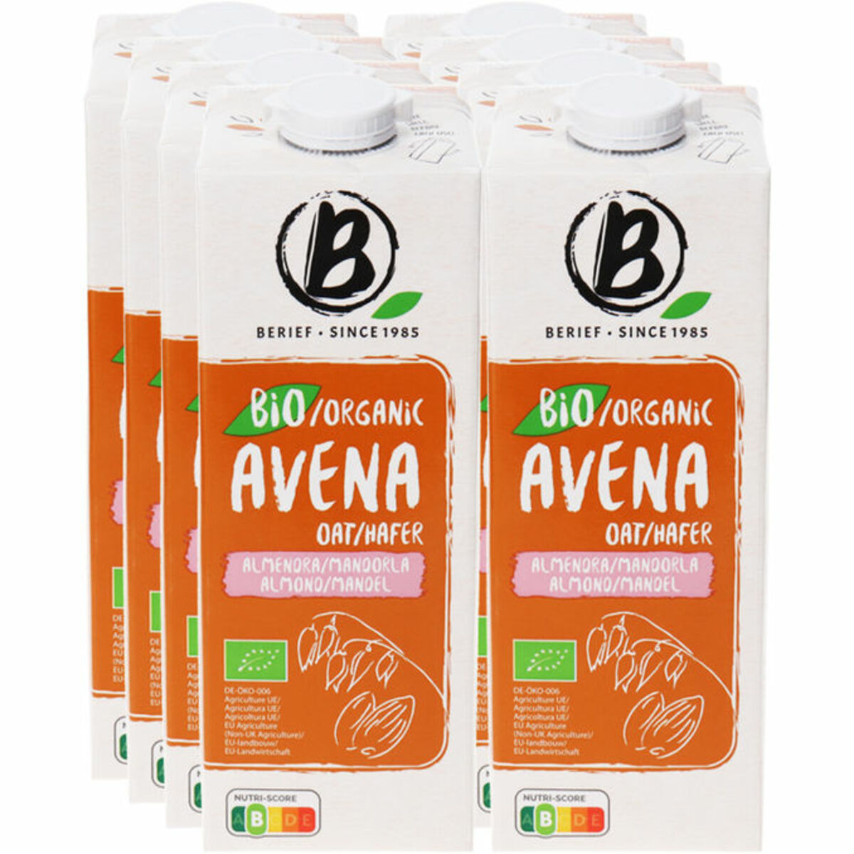 Bild 1 von Berief BIO Haferdrink mit Mandel, 8er Pack