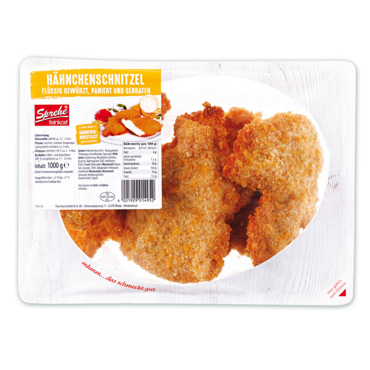 Bild 1 von Sprehe Hähnchenschnitzel