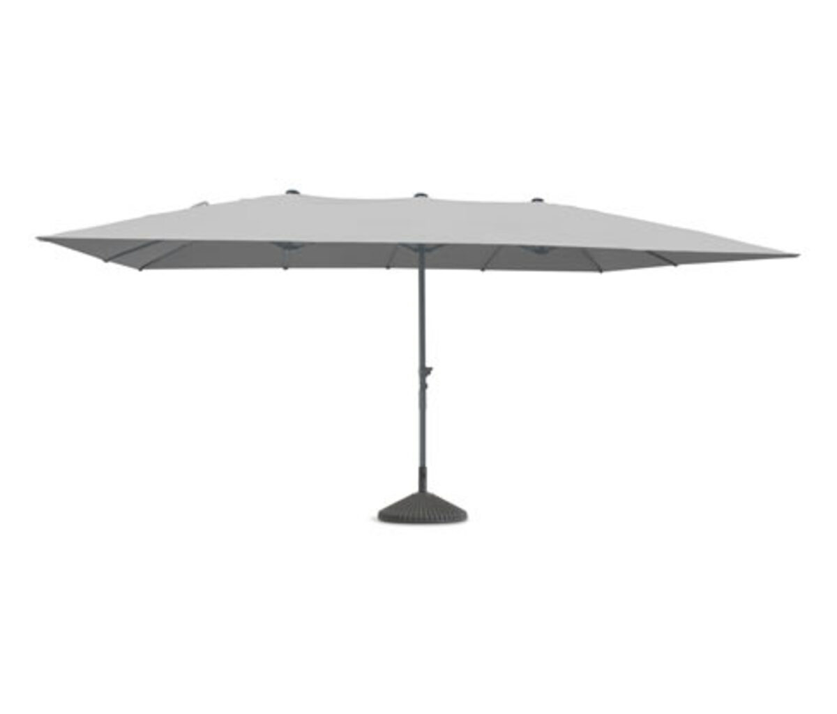 Bild 1 von Leco Doppelsonnenschirm, 270 x 460 cm, hellgrau