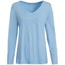 Bild 1 von Damen Langarmshirt mit Flammgarn HELLBLAU