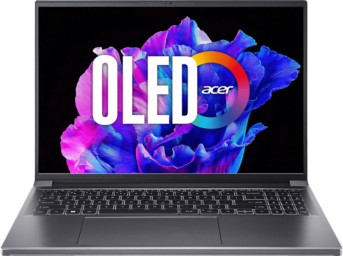 Bild 1 von ACER Swift X 16 (SFX16-61G-R0SU) mit 120 Hz Display Tastaturbeleuchtung, Notebook, Zoll Display, AMD Ryzen™ 9 7940HS Prozessor, 32 GB RAM, 1 TB SSD, NVIDIA GeForce RTX™ 4050, Steel Gray, Windows