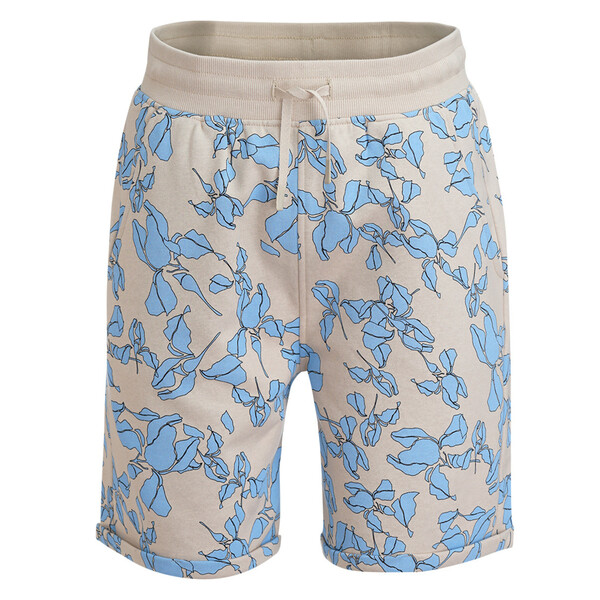 Bild 1 von Damen Joggingshorts mit Blumen-Print HELLBLAU / BEIGE