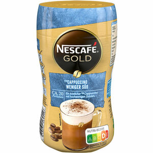Nescafé Gold Cappuccino, weniger süß