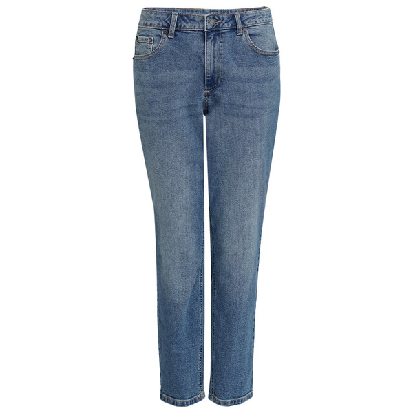 Bild 1 von Damen Straight-Jeans im Cropped-Style BLAU