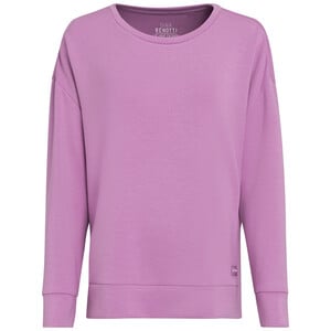 Damen Sweatshirt mit geschlitztem Saum HELLLILA