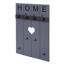 Bild 1 von Wandgarderobe MCW-C89 Home, Garderobenpaneel Garderobe, Shabby-Look Vintage, 8 Haken 91x60cm ~ grau-blau