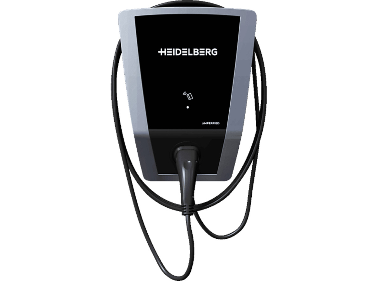 Bild 1 von AMPERFIED WALLBOX CONNECT.HOME 7,5M Wallbox, 11 kW, Kabellänge: 7,5 m, Schwarz/Weiß