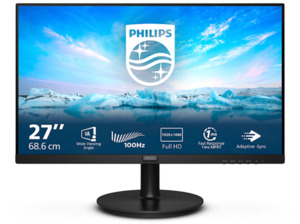 PHILIPS 271V8LAB 27 Zoll Full-HD Monitor (4 ms Reaktionszeit, 100 Hz), Schwarz