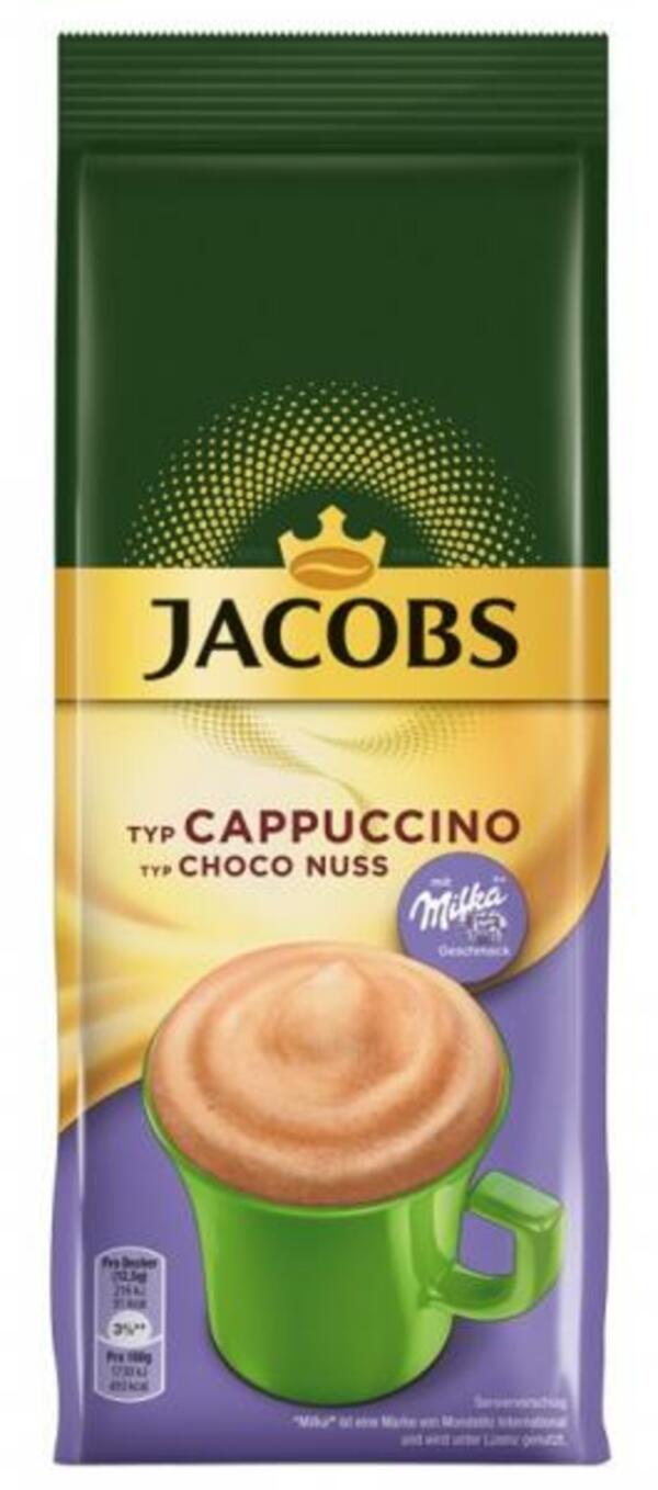 Bild 1 von Jacobs Cappuccino Choco Nuss, Kaffeespezialitäten, Nachfüllbeutel