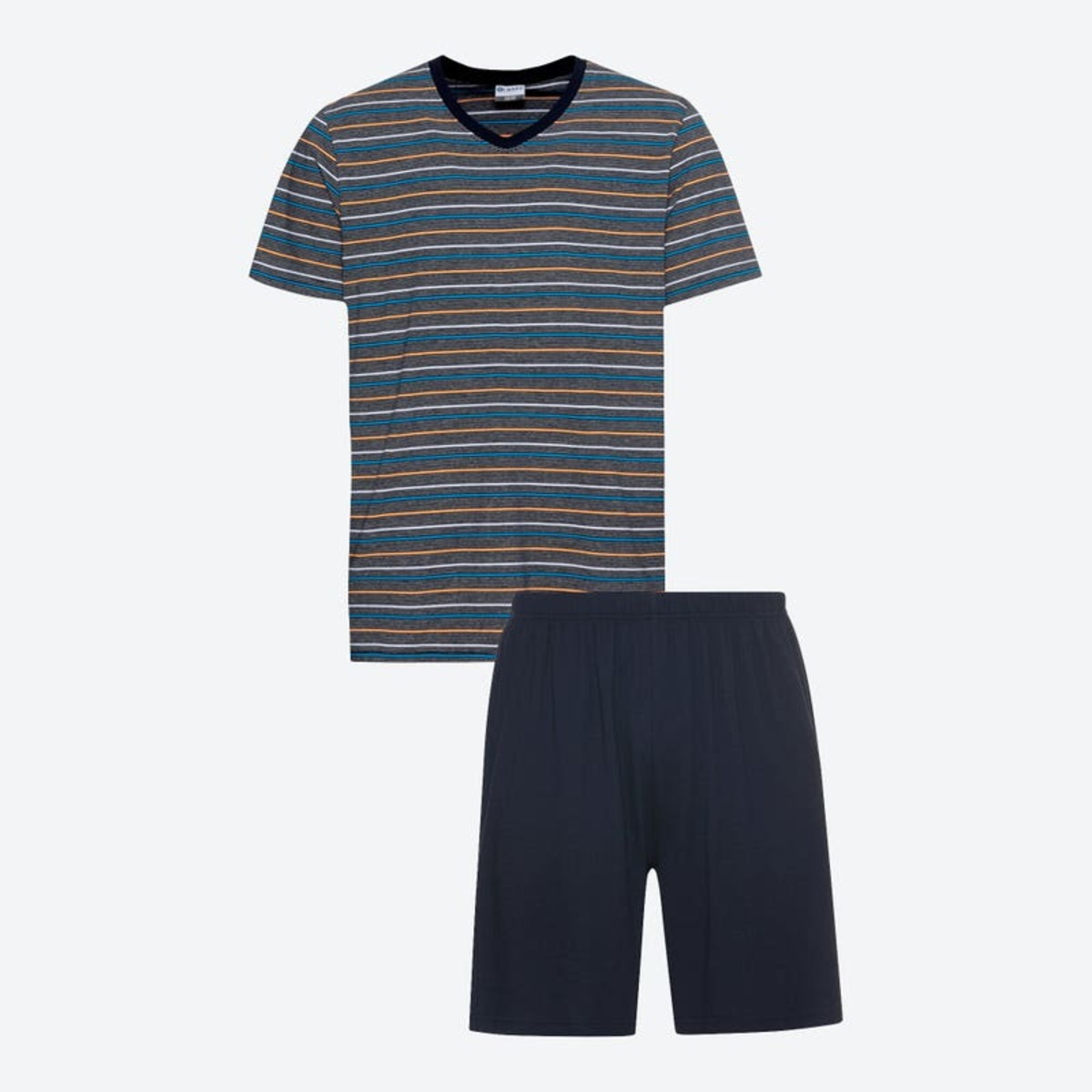 Bild 1 von Herren-Shorty mit Ringelmuster, 2-teilig ,Dark-blue