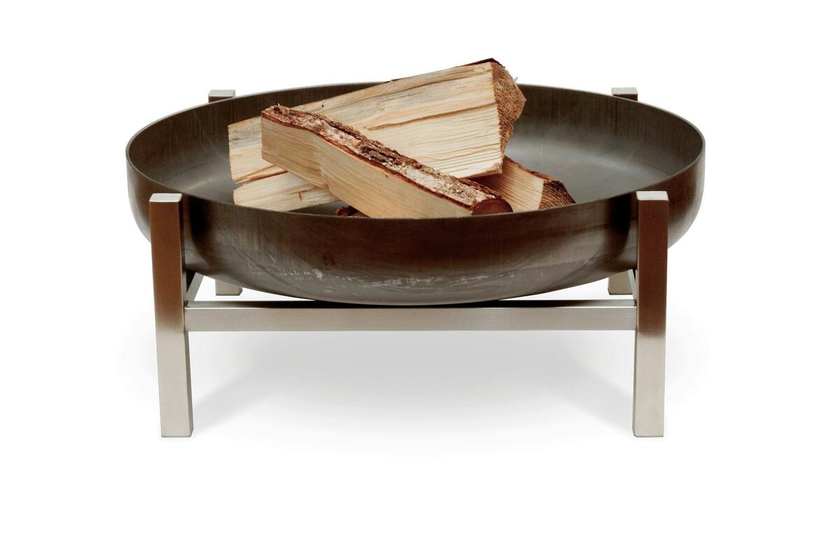 Bild 1 von FEUERSCHALE CUBE S, Edelstahlfarben, Rostfarben