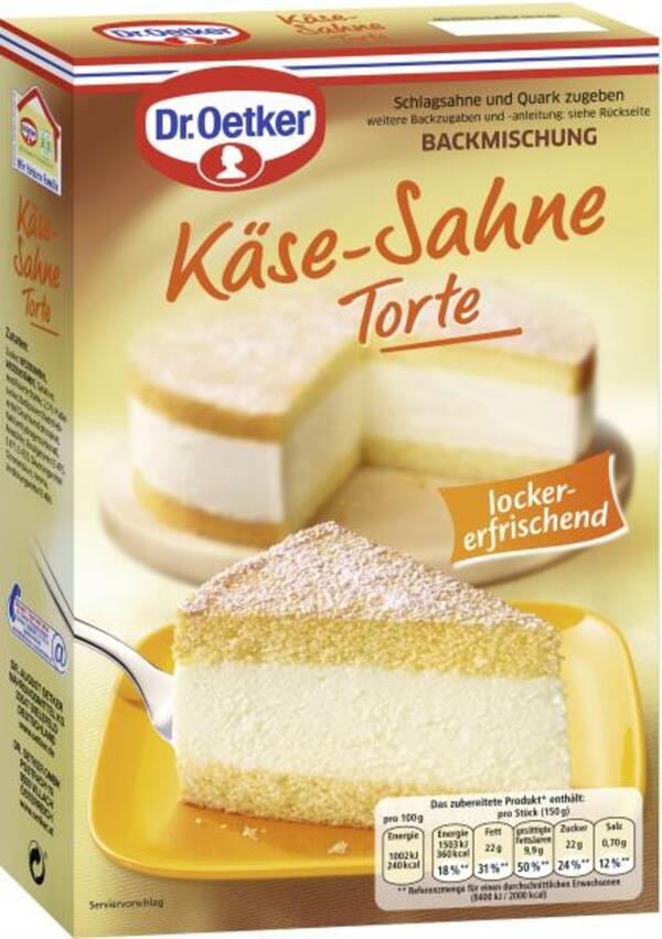 Bild 1 von Dr. Oetker Käse-Sahne Torte