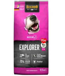 BELCANDO® Trockenfutter für Hunde Baseline Explorer, Mini, Adult, Fisch, 12,5 kg