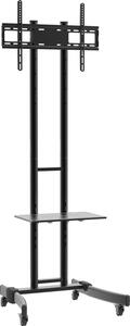 TV-Rack ''B-MS 190'', in Schwarz, Schwarz