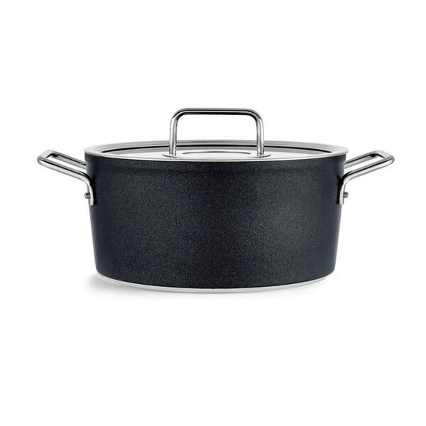 Bild 1 von Fissler Kochtopf Adamant, Schwarz, Metall, 4,9 L, 15 cm, backofengeeignet, kratzfest, Kochen, Töpfe, Kochtöpfe