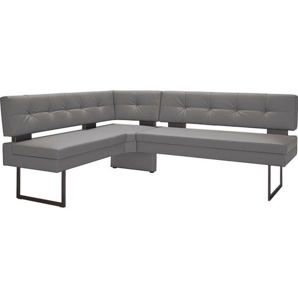 Bild 1 von Dieter Knoll Eckbank, Grau, Metall, Textil, 3-4-Sitzer, L-Form, 200x158 cm, Emas, Dgm, Lederauswahl, Stoffauswahl, Typenauswahl, planbar, Truhe im Sitz, mit Rückenlehne, Esszimmer, Bänke, Eckbänke