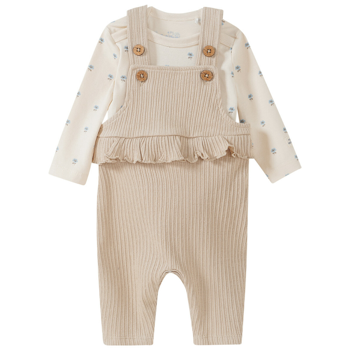 Bild 1 von Newborn Strampler und Body im Set BEIGE / HELLBEIGE