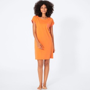 Damen-Nachthemd mit 1 Brusttasche ,Orange