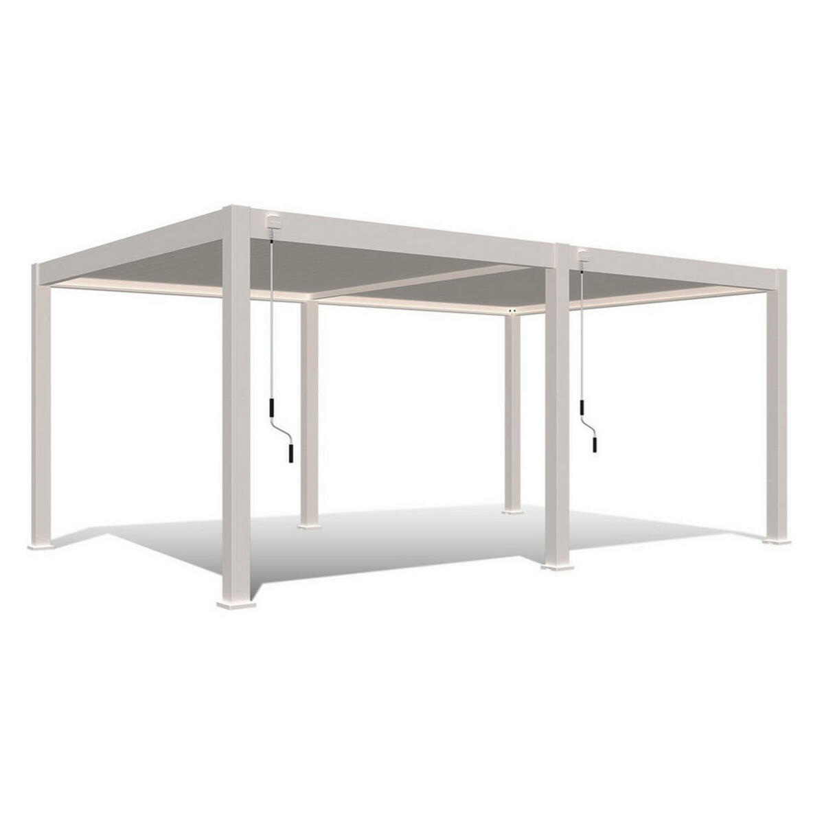 Bild 1 von Pavillon, Metall, 600x255x400 cm, wetterbeständig, UV-beständig, Sonnen- & Sichtschutz, Pavillons