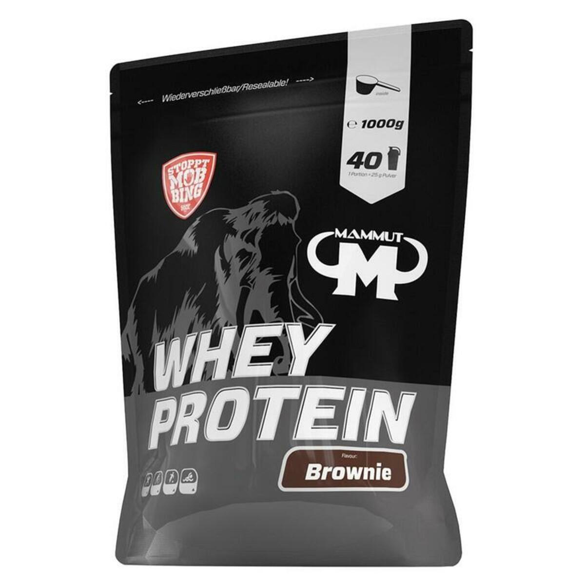 Bild 1 von MAMMUT NUTRITION Whey Protein - Brownie - 1000 g Zipp-Beutel