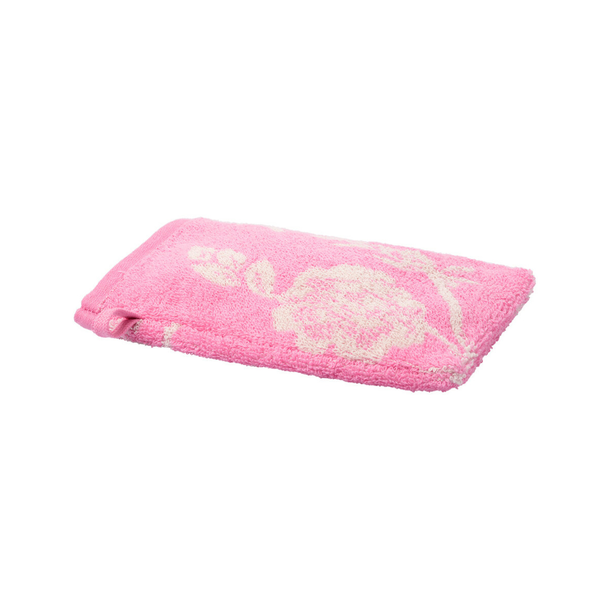 Bild 1 von Waschhandschuh mit floralem Muster PINK / CREME