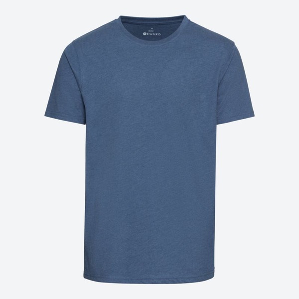 Bild 1 von Herren-T-Shirt in Melange-Optik ,Blue