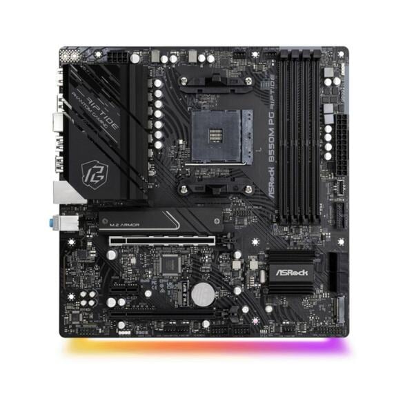 Bild 1 von B550M PG Riptide, DDR4, AM4, micro ATX Mainboard