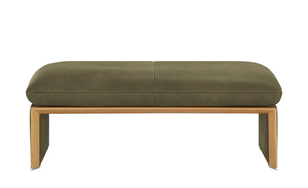 Bild 2 von KOINOR Hockerbank Humfrey mit Massivholzrahmen Verde (Dunkelgrün)