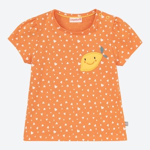 Baby-Mädchen-T-Shirt mit Zitronen-Applikation ,Orange