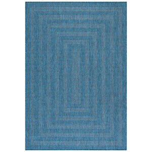 Novel Outdoorteppich Zagora, Blau, Textil, Uni, rechteckig, 80x150 cm, Oeko-Tex® Standard 100, pflegeleicht, Teppiche & Böden, Teppiche, Outdoorteppiche