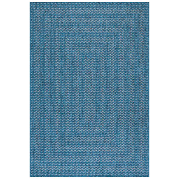 Bild 1 von Novel Outdoorteppich Zagora, Blau, Textil, Uni, rechteckig, 80x150 cm, Oeko-Tex® Standard 100, pflegeleicht, Teppiche & Böden, Teppiche, Outdoorteppiche
