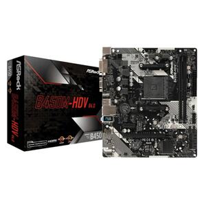 B450M-HDV R4.0 AMD B450 Socket AM4 micro ATX Mainboard