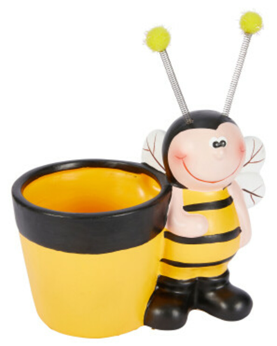 Bild 1 von Blumentopf Biene
       
      ca. 18 x 10 x 20 cm
     
      gelb