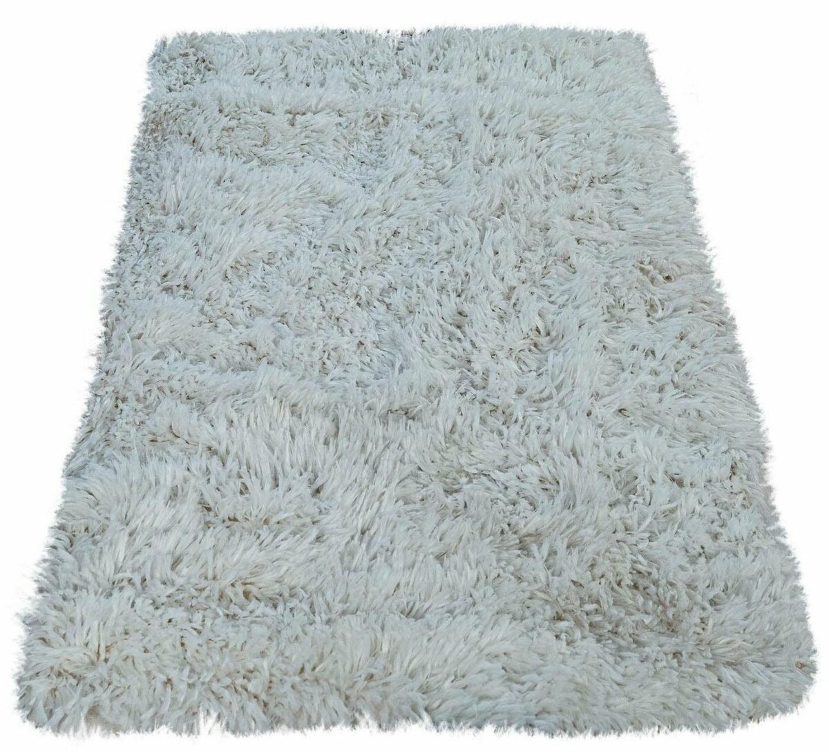 Bild 1 von Badematte Kanda 360 Paco Home, Höhe 44 mm, rutschhemmend beschichtet, fußbodenheizungsgeeignet, Polyester, rechteckig, Badteppich, Uni Farben, weicher Hochflor, rechteckig & rund erhältlich, Beige