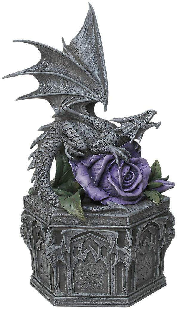 Bild 1 von Anne Stokes Statue - Dragon Beauty Box - grau/purple