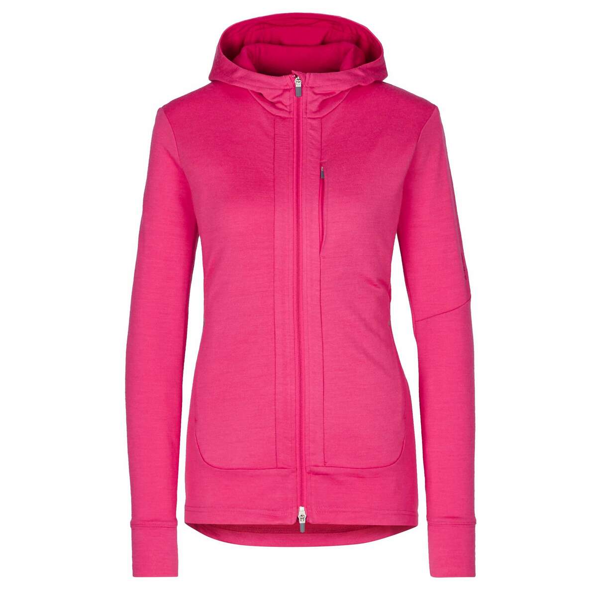 Bild 1 von Icebreaker
              
                Icebreaker W QUANTUM III LS ZIP HOOD Damen Wolljacke TEMPO/ELECTRON PINK/CB