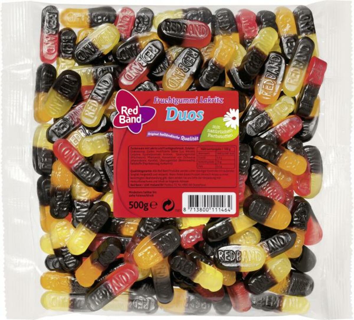 Bild 1 von Red Band Fruchtgummi Lakritz Duos
