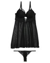 Bild 1 von Babydoll + String in Schwarz
       
      Janina, 2-tlg. Set
     
      schwarz