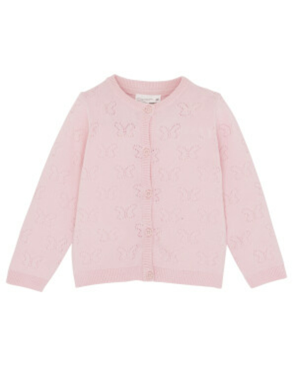 Bild 1 von Strickjacke Lochstickereien
       
      Ergee, Schmetterlinge
     
      hellrosa