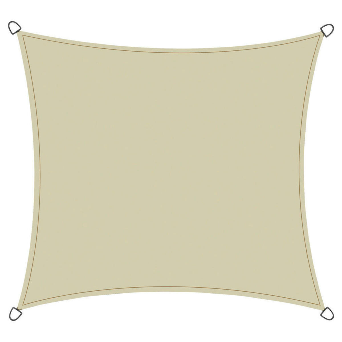 Bild 1 von Siena Garden Gartensonnensegel, Ecru, Metall, Textil, 360x360x360 cm, Sonnen- & Sichtschutz, Sonnensegel