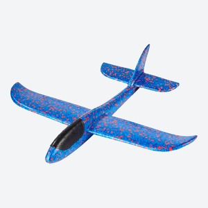 Schaumstoff-Flugzeug XXL, ca. 45cm ,Blue